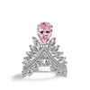 Pink Diamond Crystalline Ring | Luxury Angel Wing Pink Diamond Jewelry | Best Gift For Her