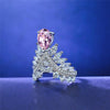 Pink Diamond Crystalline Ring | Luxury Angel Wing Pink Diamond Jewelry | Best Gift For Her