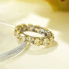 Eternity Vivid Canary Diamond Crystalline Ring, Super Luxury Eternity Ring, Best Engagement Ring