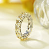 Eternity Vivid Canary Diamond Crystalline Ring, Super Luxury Eternity Ring, Best Engagement Ring