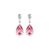 Pink Diamond Crystalline Earring, Luxury Tassel Dangle Earring