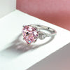 Heart Vivid Pink Diamond Crystalline Engagement Ring, Best Solitaire Engagement Ring