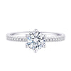 D Color Diamond Crystalline Ring, Super Luxury Solitaire Ring, Best Engagement Ring