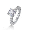 D Color Diamond Crystalline Super Luxury Solitaire Ring Best Engagement Ring