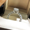 D Color Diamond Crystalline Super Luxury Solitaire Ring Best Engagement Ring