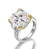 D Color Diamond Crystalline Super Luxury Halo Ring Best Engagement Solitaire Ring