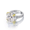 D Color Diamond Crystalline Super Luxury Halo Ring Best Engagement Solitaire Ring