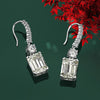 D Color Diamond Crystalline Tassel Earring Super Luxury  Best Jewelry Gift For Her