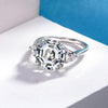 D Color Diamond Crystalline Super Luxury Halo Ring Best Engagement Solitaire Ring