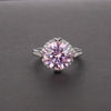 D Color Diamond Crystalline Super Luxury Halo Ring Best Engagement Solitaire Ring