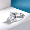 D Color Diamond Crystalline Super Luxury Halo Ring Best Engagement Solitaire Ring