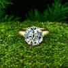 D Color Diamond Crystalline Super Luxury Ring Best Engagement Solitaire Ring