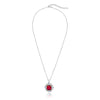 Genuine Lab-Grown Ruby RED RUBY PENDANT LUXURY RUBY JEWLERY