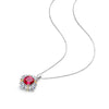 Genuine Lab-Grown Ruby RED RUBY PENDANT LUXURY RUBY JEWLERY