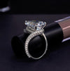 D Color Diamond Crystalline Super Luxury Halo Ring Best Engagement Ring